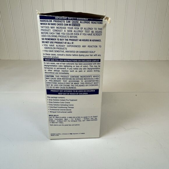 Clairol Gray Solution Nice'n Easy, 100% Coverage, #  8G Med. Golden Blonde (1)‎ - Picture 5 of 11